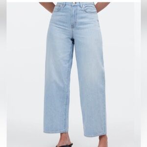 Madewell the Curvy Perfect Vintage Wide-Leg Crop Jeans NWOT